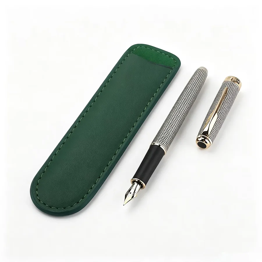 Jinhao 75 Luxury Grid Metal Fountain Pen Full Metal Grid Texture Barrel Iridium Fine Nib Business Office Writing Ink Pen
Jinhao 75 Luxury Grid Metal Fountain Pen Full Metal Grid Texture Barrel Iridium Fine Nib Business Office Writing Ink Pen