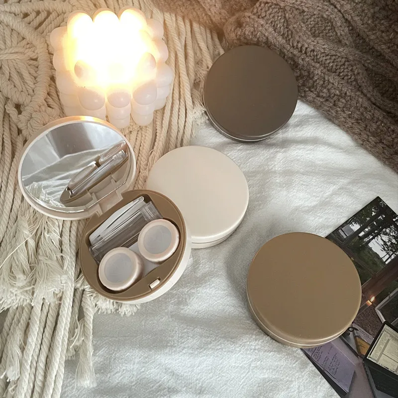 Milk Tea Warm Color Ins Beauty Pupil Box Mini Portable Contact Lens Storage Box Travel Package With Mirror Eye Care Container
Milk Tea Warm Color Ins Beauty Pupil Box Mini Portable Contact Lens Storage Box Travel Package With Mirror Eye Care Container