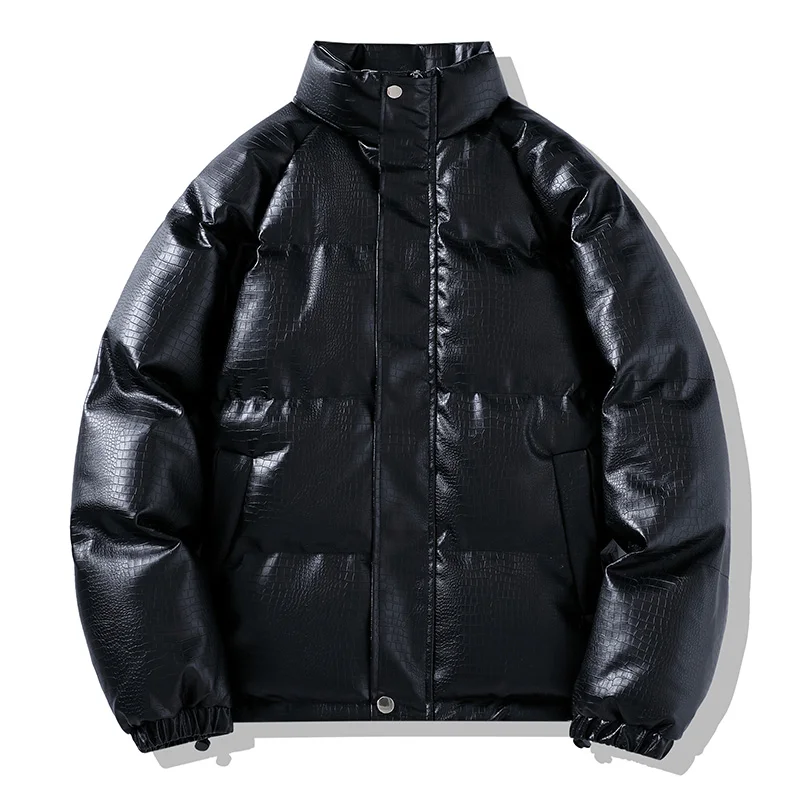 Men Stand Collar PU Leather Parkas Fashion Loose Comfortable Male Cotton Coats Outdoor Mens Streetwear Korean Fashion Jackets
Men Stand Collar PU Leather Parkas Fashion Loose Comfortable Male Cotton Coats Outdoor Mens Streetwear Korean Fashion Jackets