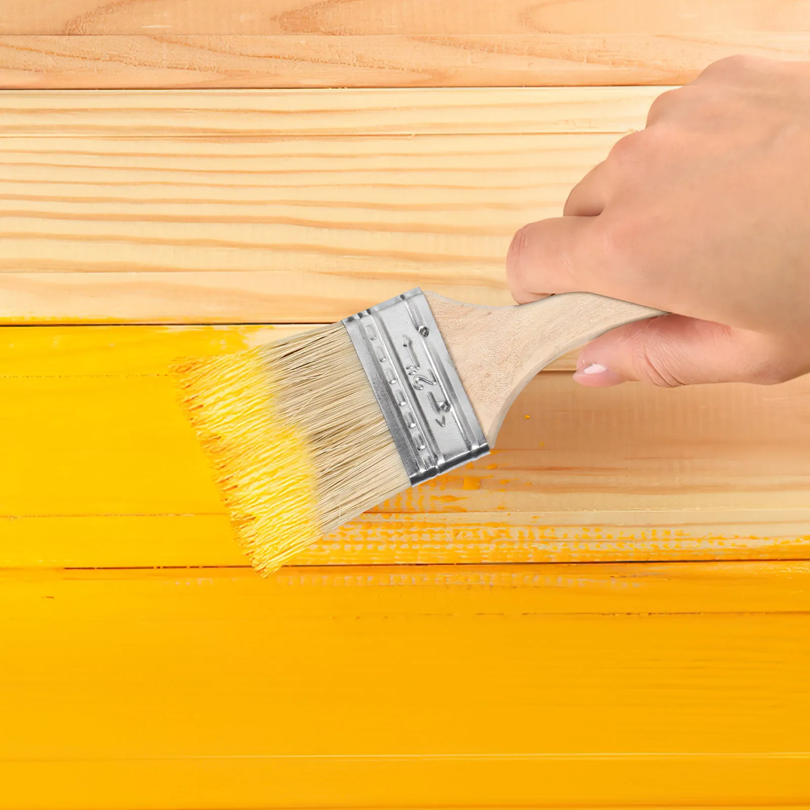10 Pcs Paint Brushes 2 Inch White Wood Handle Dense Bristles Smooth Walls Furniture Versatile Durable Reliable Efficient
10 Pcs Paint Brushes 2 Inch White Wood Handle Dense Bristles Smooth Walls Furniture Versatile Durable Reliable Efficient