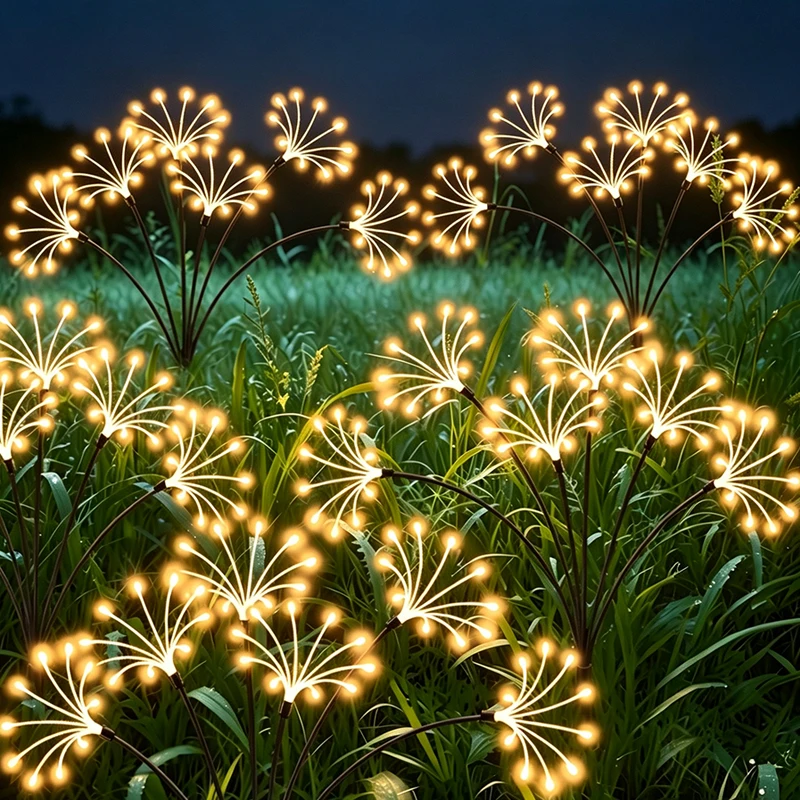 LED Firework Solar Lights Waterproof Garden Decor Fairy Pathway Lights for Landscape Courtyard Lawn Patio
LED Firework Solar Lights Waterproof Garden Decor Fairy Pathway Lights for Landscape Courtyard Lawn Patio