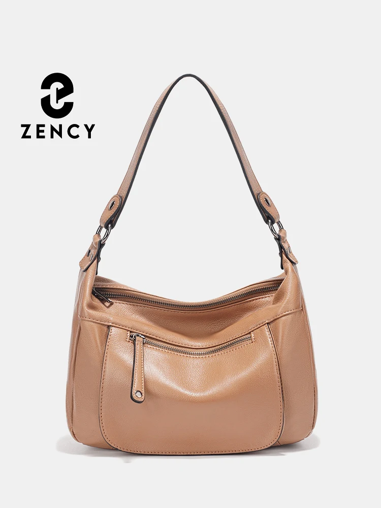 Zency Women's Grey Soft Genuine Leather Shoulder Bag Trendy Crossbody Hobo Handbag More Pockets Designer Underarm Purse 2025 Sac
Zency Women's Grey Soft Genuine Leather Shoulder Bag Trendy Crossbody Hobo Handbag More Pockets Designer Underarm Purse 2025 Sac