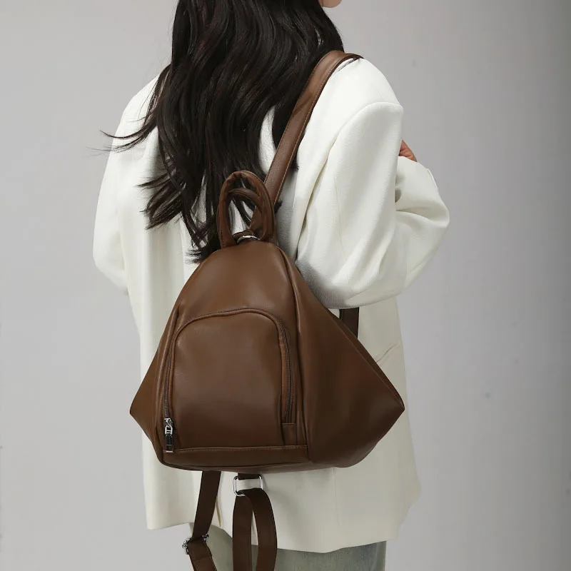 Backpack Purse Women Waterproof Leather Light Casual Travel Handbags College Style Portable Multi-functional Shoulder School Bag
Backpack Purse Women Waterproof Leather Light Casual Travel Handbags College Style Portable Multi-functional Shoulder School Bag