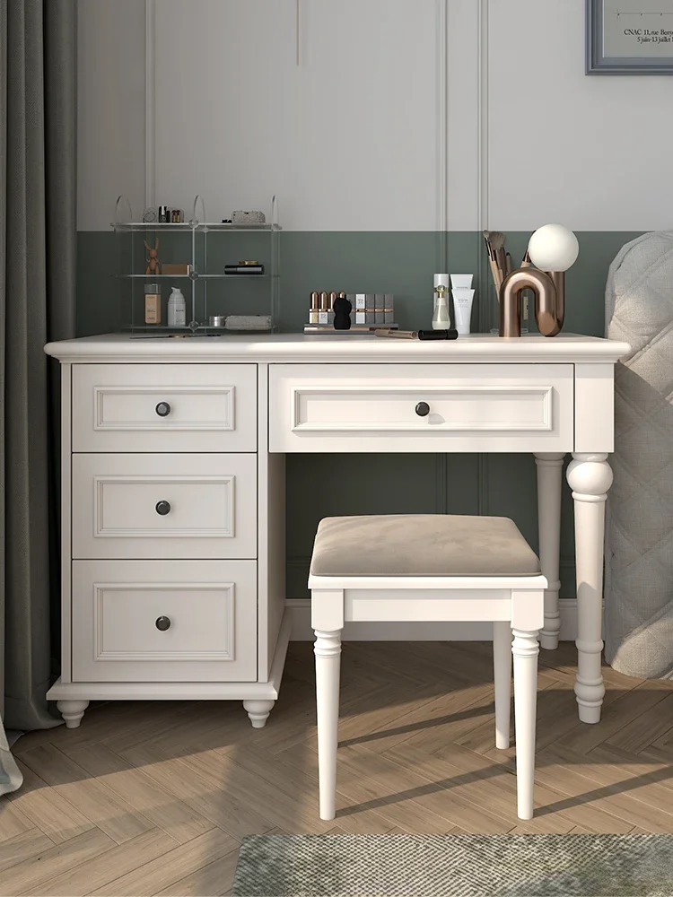 American solid wood dressing table, bedroom, small modern minimalist dressing table, storage cabinet, integrated multifunctional
American solid wood dressing table, bedroom, small modern minimalist dressing table, storage cabinet, integrated multifunctional
