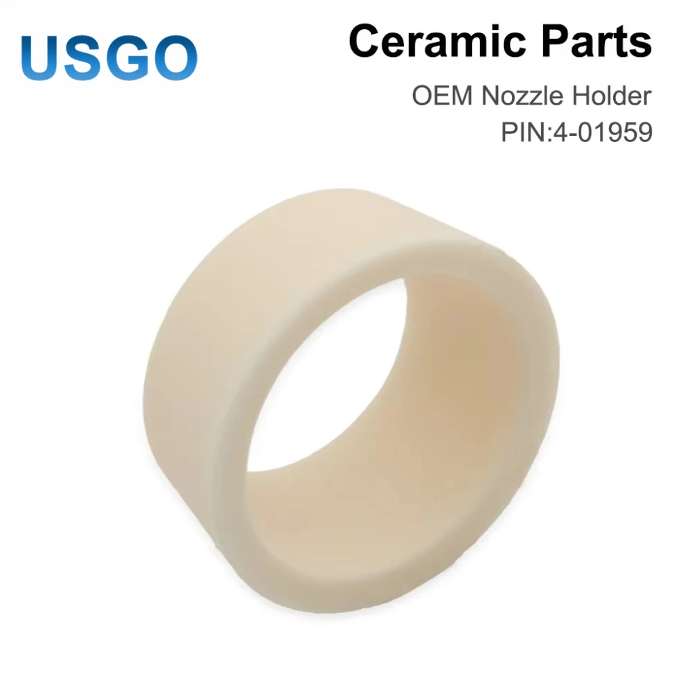 USGO Ceramic Parts 4-01959 Laser Ceramic D26 H10.9 Insulation Ring Nozzle Holder for Fiber Laser Cutting Head
USGO Ceramic Parts 4-01959 Laser Ceramic D26 H10.9 Insulation Ring Nozzle Holder for Fiber Laser Cutting Head