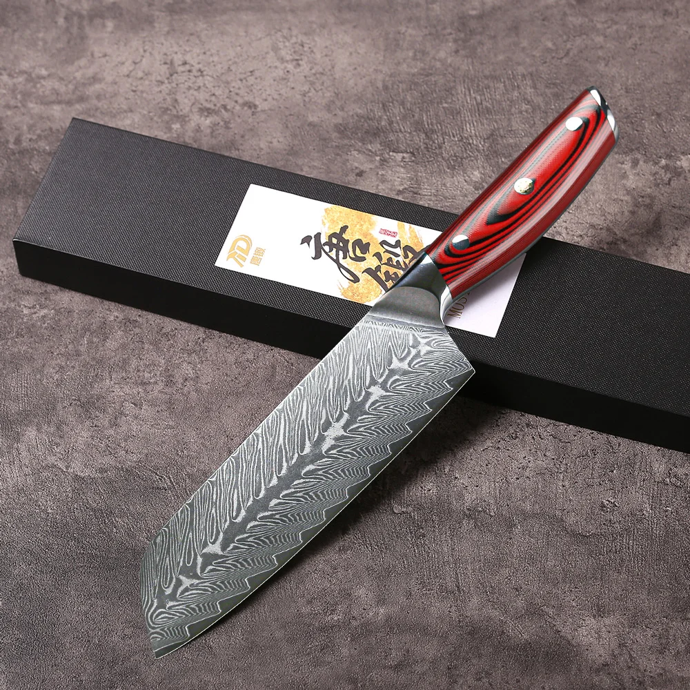 MOSTODOZO 7" Santoku Knife Japanese 67 Layer Damascus Steel Professional Chef Knife Slicer Meat Cleaver Kitchen Cooking Tools
MOSTODOZO 7" Santoku Knife Japanese 67 Layer Damascus Steel Professional Chef Knife Slicer Meat Cleaver Kitchen Cooking Tools