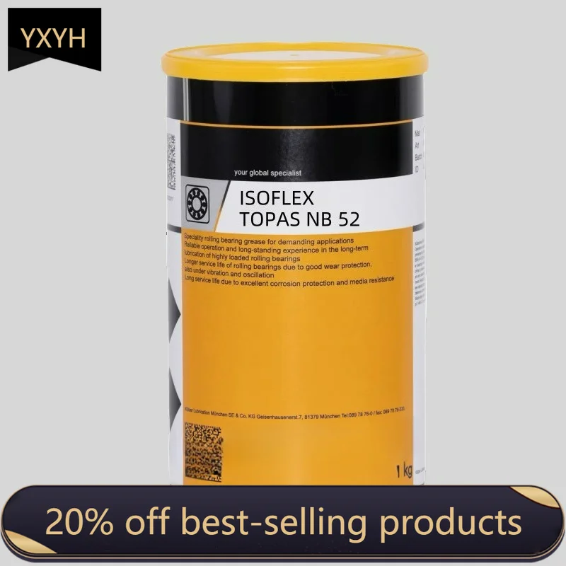 KLUBER NB52 Bearing Grease 1KG Industrial Lubricants NB 52 for Mountain Bike Low Temperature Electrical Contact Parts
KLUBER NB52 Bearing Grease 1KG Industrial Lubricants NB 52 for Mountain Bike Low Temperature Electrical Contact Parts