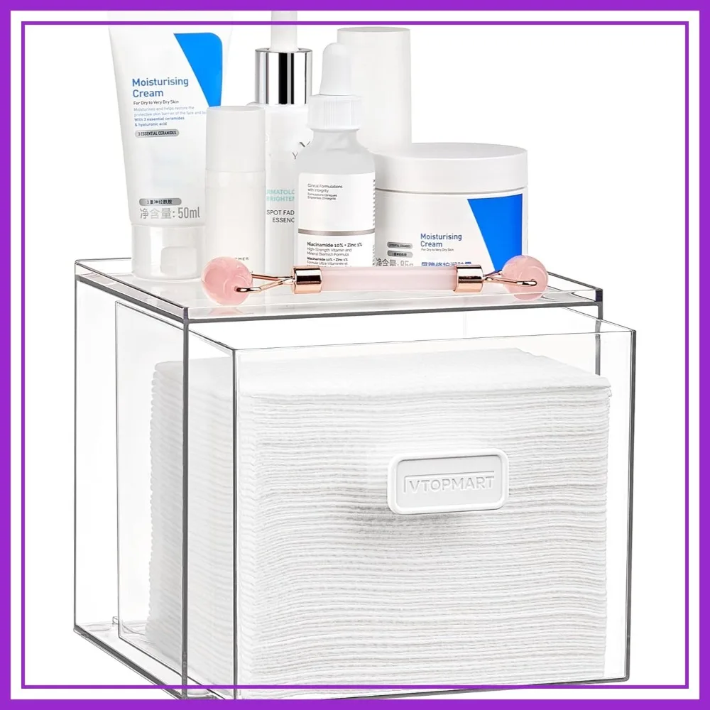 Disposable Facial Towels Holder, Clear Acrylic Box for 50 Count, Stylish Bathroom Countertop Organizer
Disposable Facial Towels Holder, Clear Acrylic Box for 50 Count, Stylish Bathroom Countertop Organizer