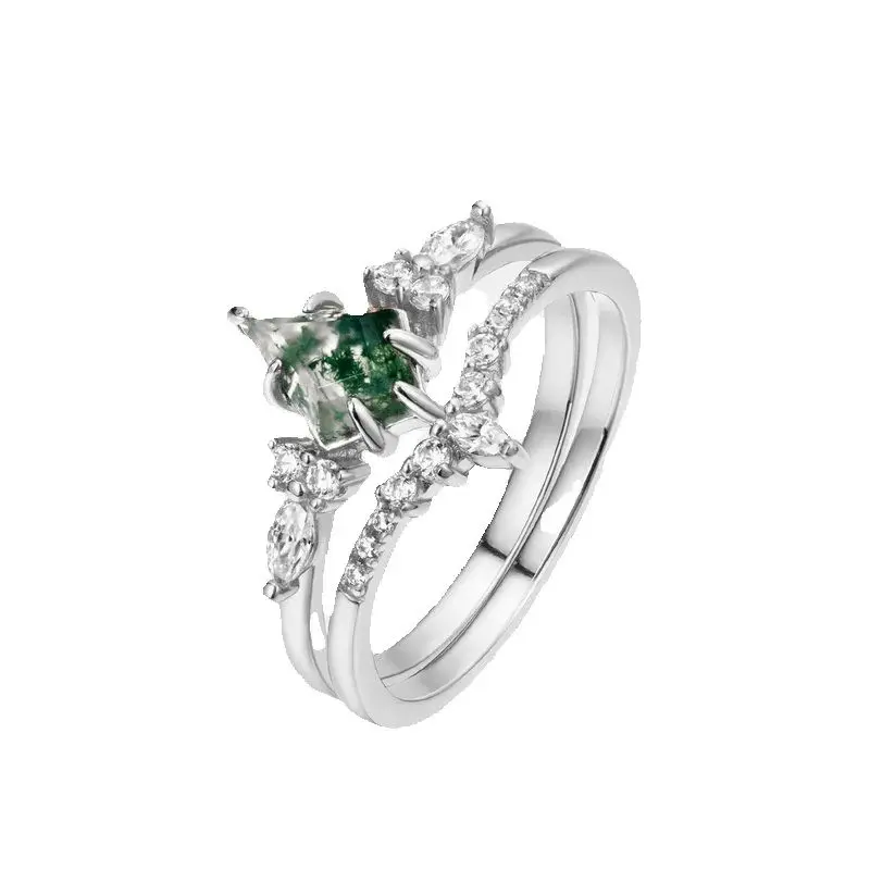 WES Natural Green Agate Moissand Diamond Ring for Women 925 Pure Silver Bottom 18K Gold PT950 Platinum Ring Noble Luxury
WES Natural Green Agate Moissand Diamond Ring for Women 925 Pure Silver Bottom 18K Gold PT950 Platinum Ring Noble Luxury