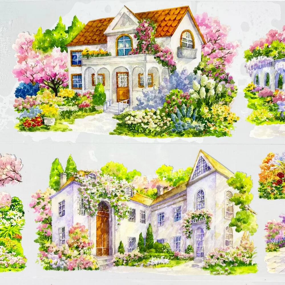washi pet tape Jingwu Zhi's Spring Garden European Garden Floral Room European Scene Samples for Journal Stickers Decorations
washi pet tape Jingwu Zhi's Spring Garden European Garden Floral Room European Scene Samples for Journal Stickers Decorations