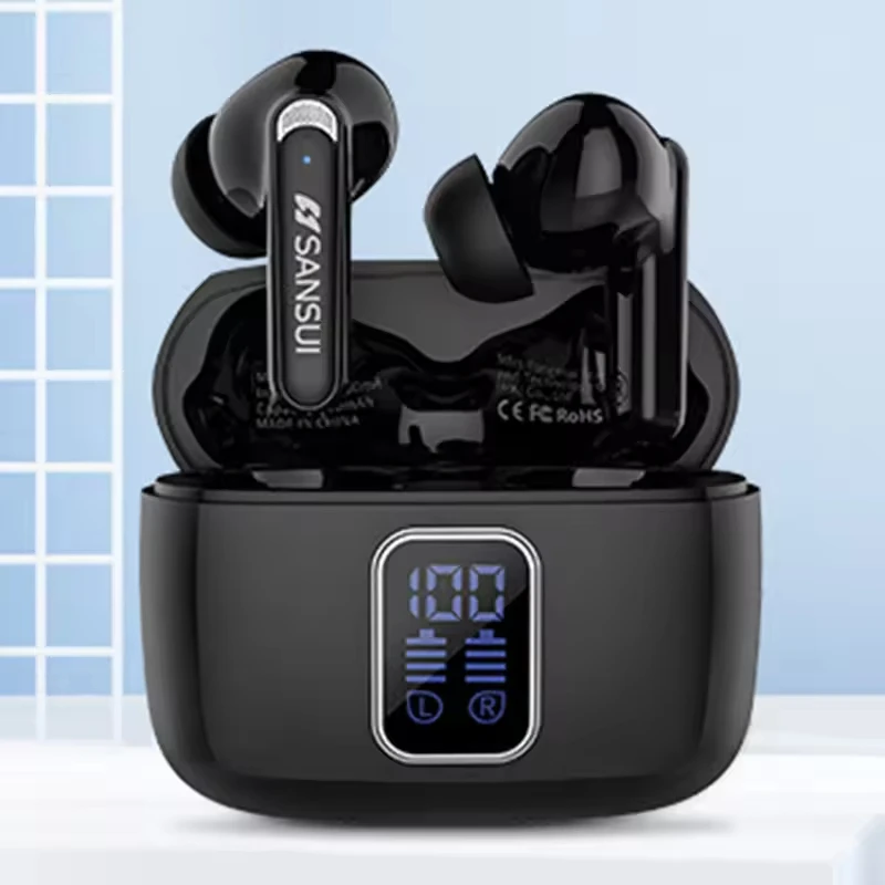 Sansui W9 TWS binaural high definition call noise reduction CE FCC Rohs fone de ouvido high fidelity audio game wireless bluetooth headset earplugs
Sansui W9 TWS binaural high definition call noise reduction CE FCC Rohs fone de ouvido high fidelity audio game wireless bluetooth headset earplugs