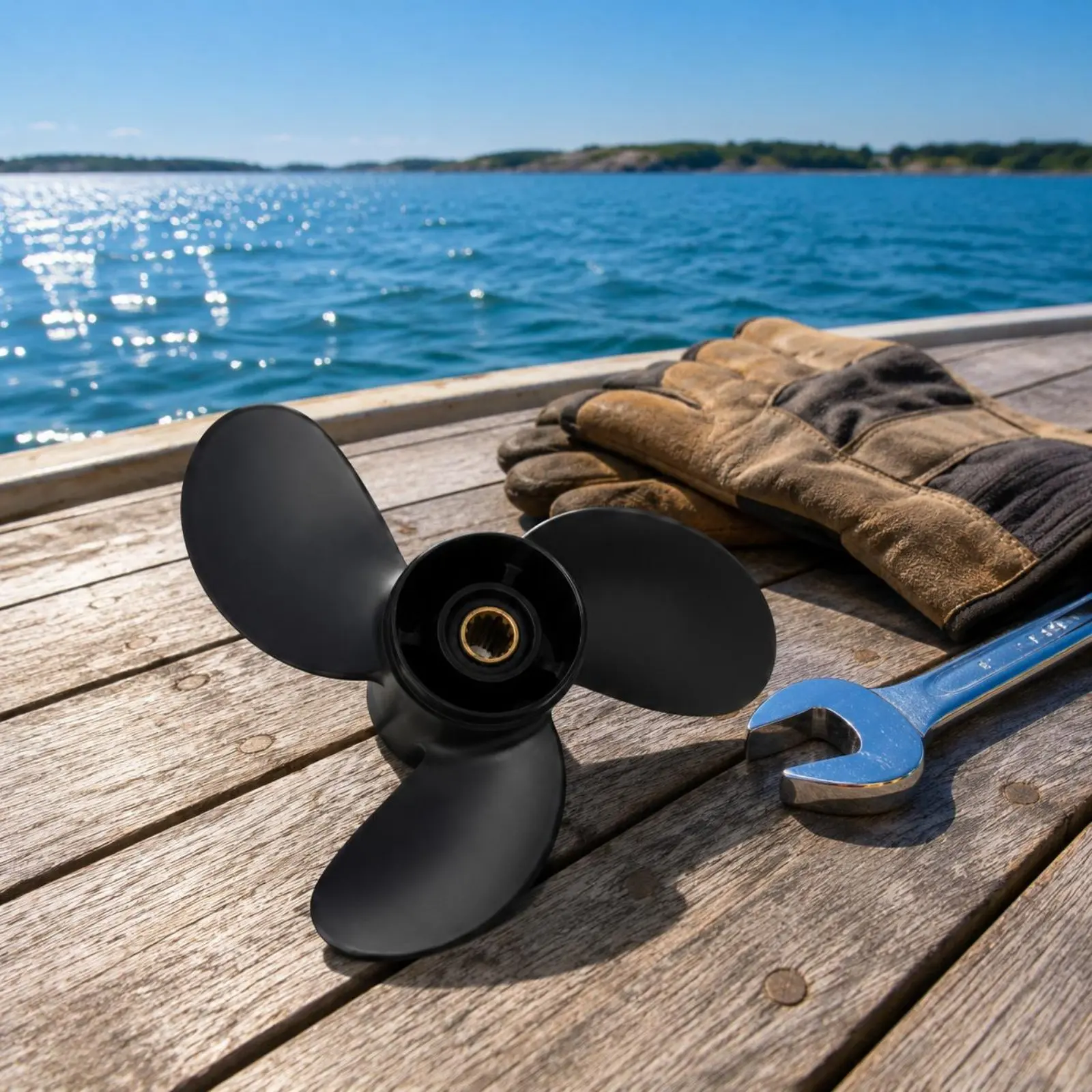 Marine Engine Propeller OEM Compatible Outboard Propeller Long-Lasting Easy to Install for Boating
Marine Engine Propeller OEM Compatible Outboard Propeller Long-Lasting Easy to Install for Boating
