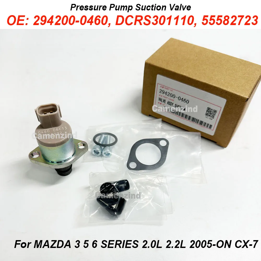 294200-0460 DCRS301110 294009-1110 for MAZDA 6 3 5 CX-7 FIAT Fuel Pump Suction Control SCV Valve 55582723 2942000460 2940091110
294200-0460 DCRS301110 294009-1110 for MAZDA 6 3 5 CX-7 FIAT Fuel Pump Suction Control SCV Valve 55582723 2942000460 2940091110
