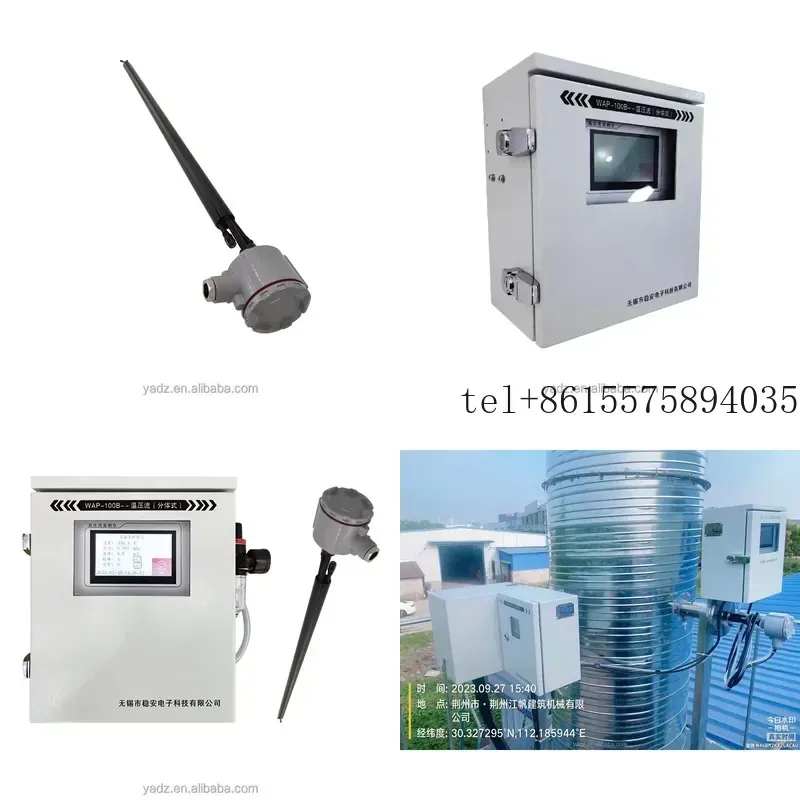 Hot CEMS Online Accessories Split Type Pitot Tube Industrial Flow Temperature Pressure Transmitter IP55 Protection
Hot CEMS Online Accessories Split Type Pitot Tube Industrial Flow Temperature Pressure Transmitter IP55 Protection