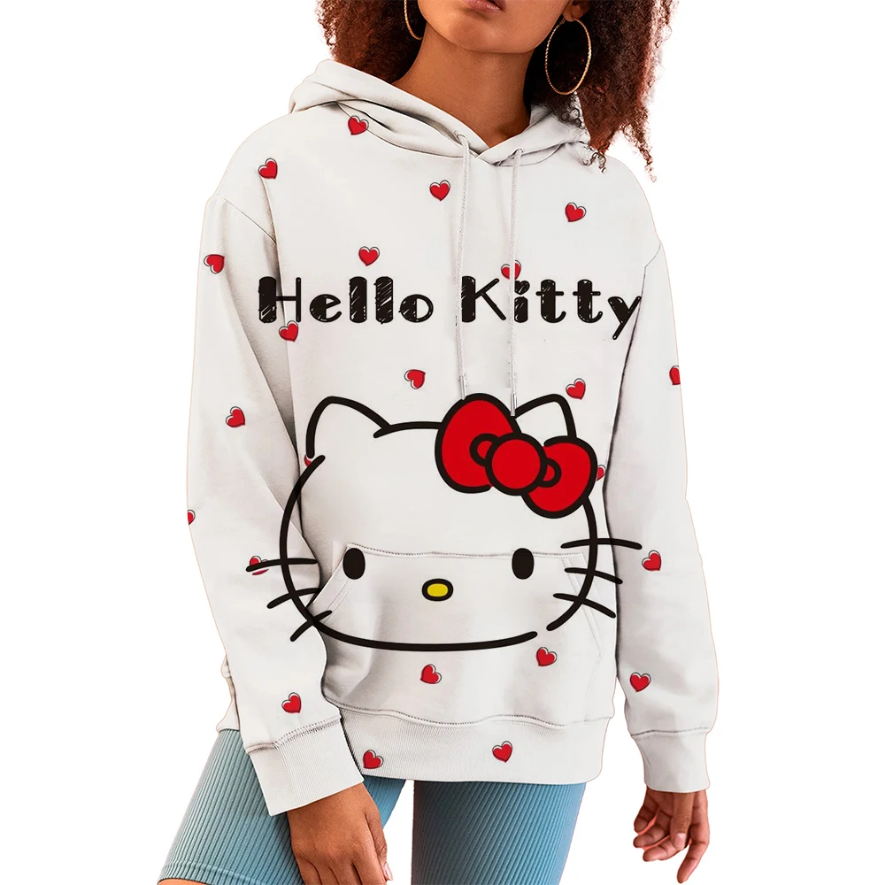 Hello Kitty 3D Hoodie Sweatshirt Woman Clothing Harajuku Long Sleeve Hooded Pullover Sweatshirts Sport Hoodies
Hello Kitty 3D Hoodie Sweatshirt Woman Clothing Harajuku Long Sleeve Hooded Pullover Sweatshirts Sport Hoodies