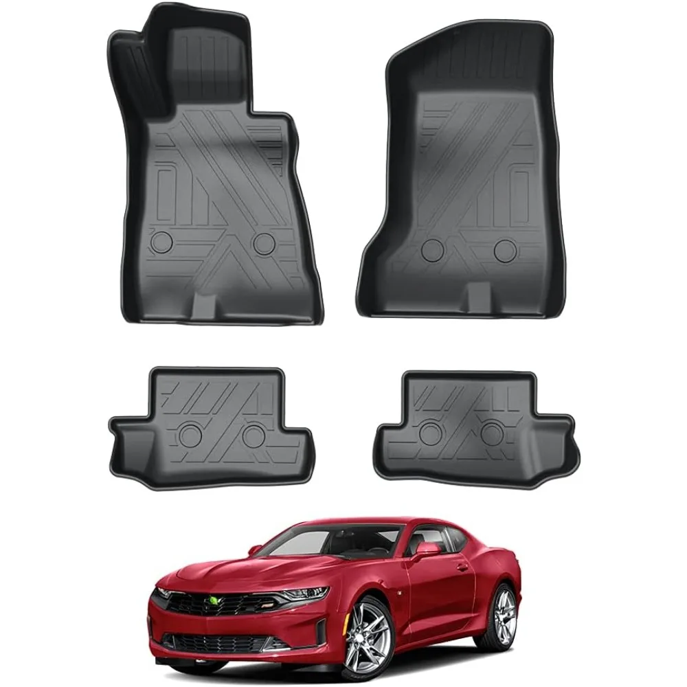 US Floor Mats for 2016-2024 Chevy Camaro, All Weather Floor Liners for Chevrolet Camaro Accessories Front and Rear Car Mats
US Floor Mats for 2016-2024 Chevy Camaro, All Weather Floor Liners for Chevrolet Camaro Accessories Front and Rear Car Mats