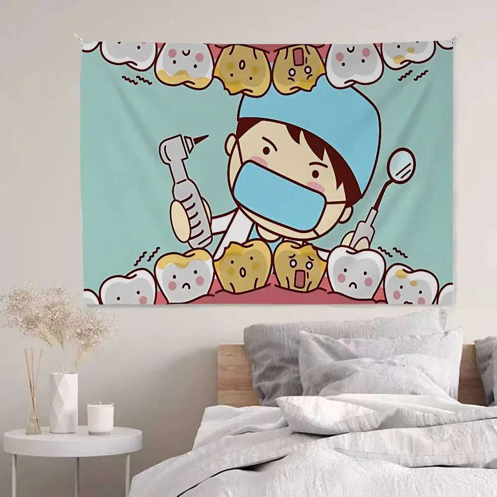 The Dentist Tooth Cute Hanging Bohemian Tapestry Hanging Tarot Hippie Wall Rugs Dorm Japanese Tapestry
The Dentist Tooth Cute Hanging Bohemian Tapestry Hanging Tarot Hippie Wall Rugs Dorm Japanese Tapestry