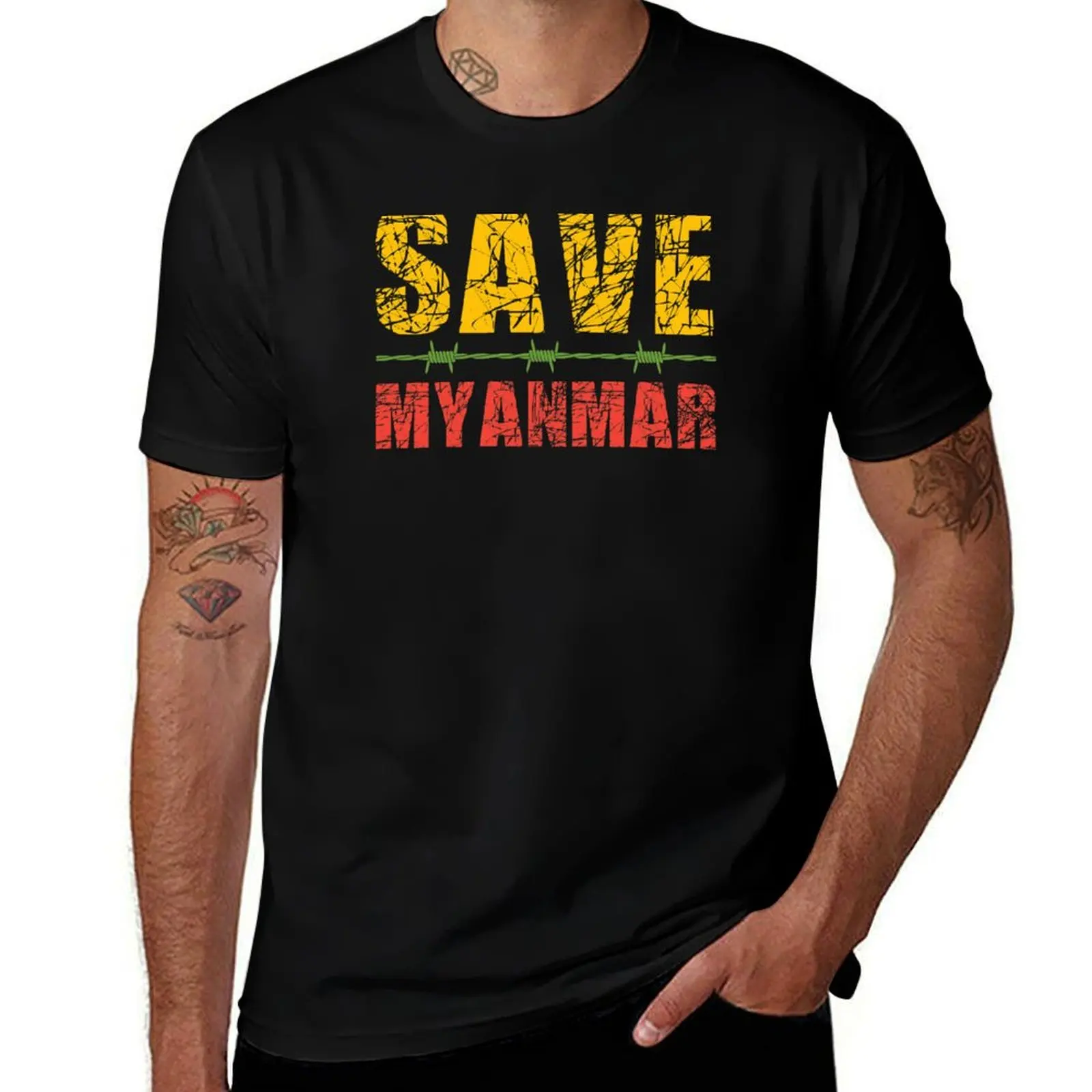 Save Myanmar T-Shirt t shirt men 100% cotton luxury brand funny t shirts man men t shirt cotton 100% T-shirt
Save Myanmar T-Shirt t shirt men 100% cotton luxury brand funny t shirts man men t shirt cotton 100% T-shirt