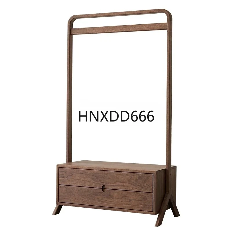 Nordic Solid Wood Coat and Hat Rack Black Walnut Floor Clothes Rack Drawer Storage Multifunctional Shoe Changing Stool
Nordic Solid Wood Coat and Hat Rack Black Walnut Floor Clothes Rack Drawer Storage Multifunctional Shoe Changing Stool