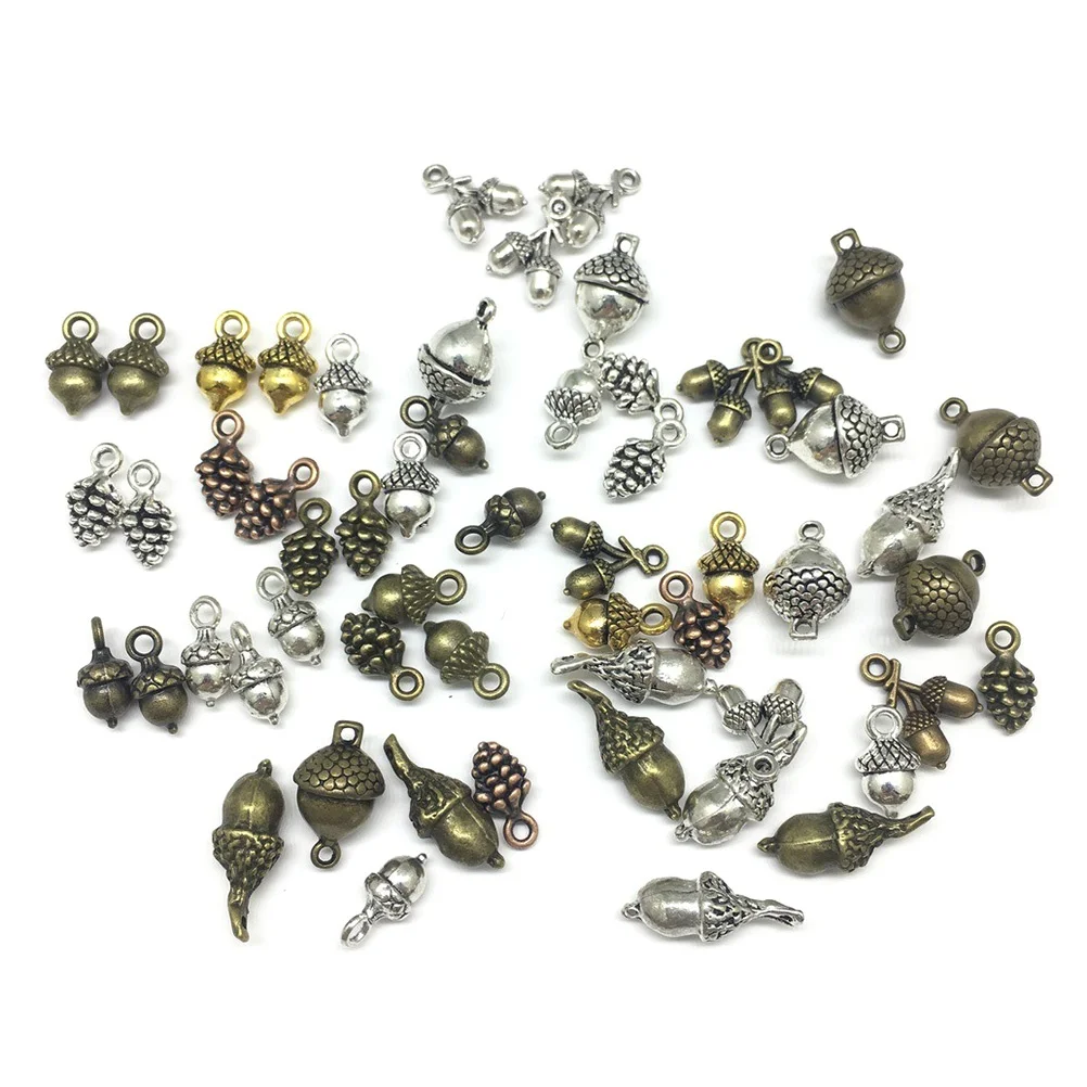 50 Pcs Acorn Pendant Cone Pine Alloy Jewelry Findings Metal Charms Pendants Accessories Making Accessory
50 Pcs Acorn Pendant Cone Pine Alloy Jewelry Findings Metal Charms Pendants Accessories Making Accessory