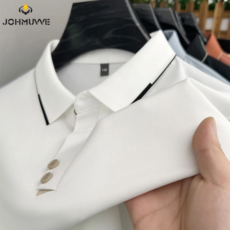 New Men's Business Casual Short Sleeved Shirt Solid Color Polo Shirt Fashionable Breathable Comfortable Versatile Top
New Men's Business Casual Short Sleeved Shirt Solid Color Polo Shirt Fashionable Breathable Comfortable Versatile Top