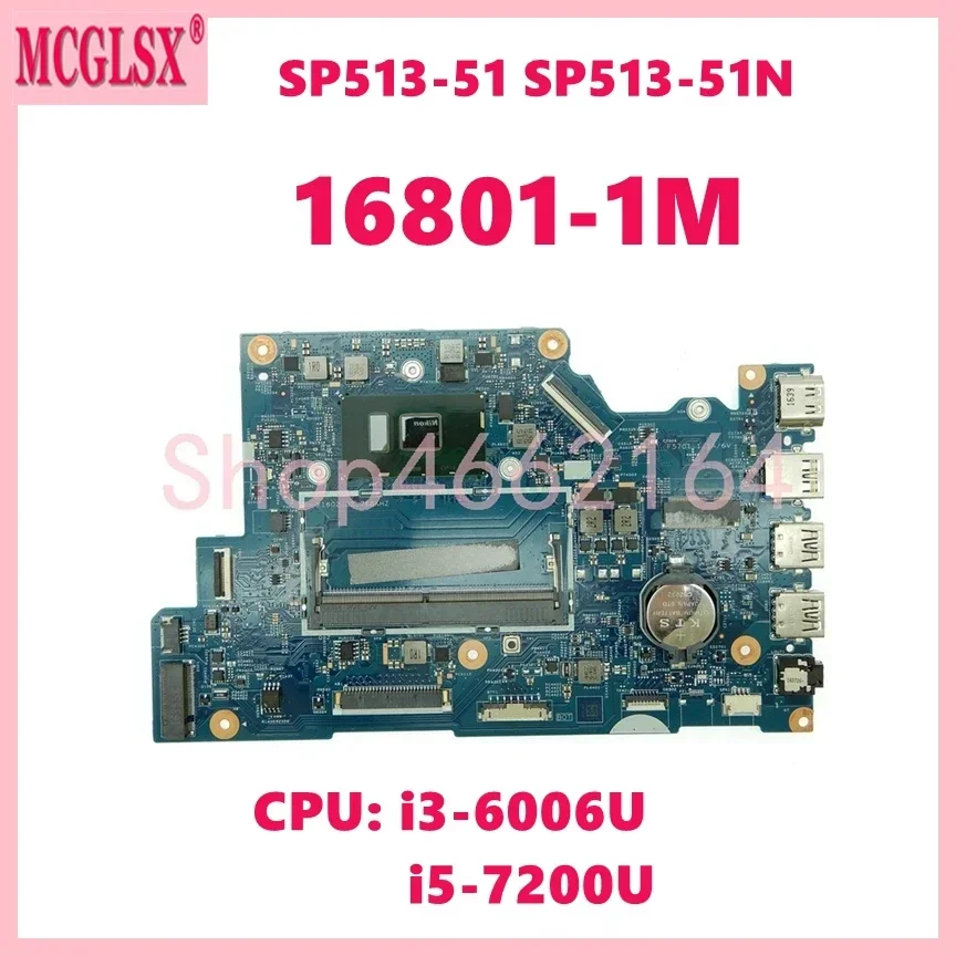 Материнская плата для ноутбука ACER Aspire i3-6006U SP513-51N SP513-51 16801, протестирована, 100%-1 м
Материнская плата для ноутбука ACER Aspire i3-6006U SP513-51N SP513-51 16801, протестирована, 100%-1 м