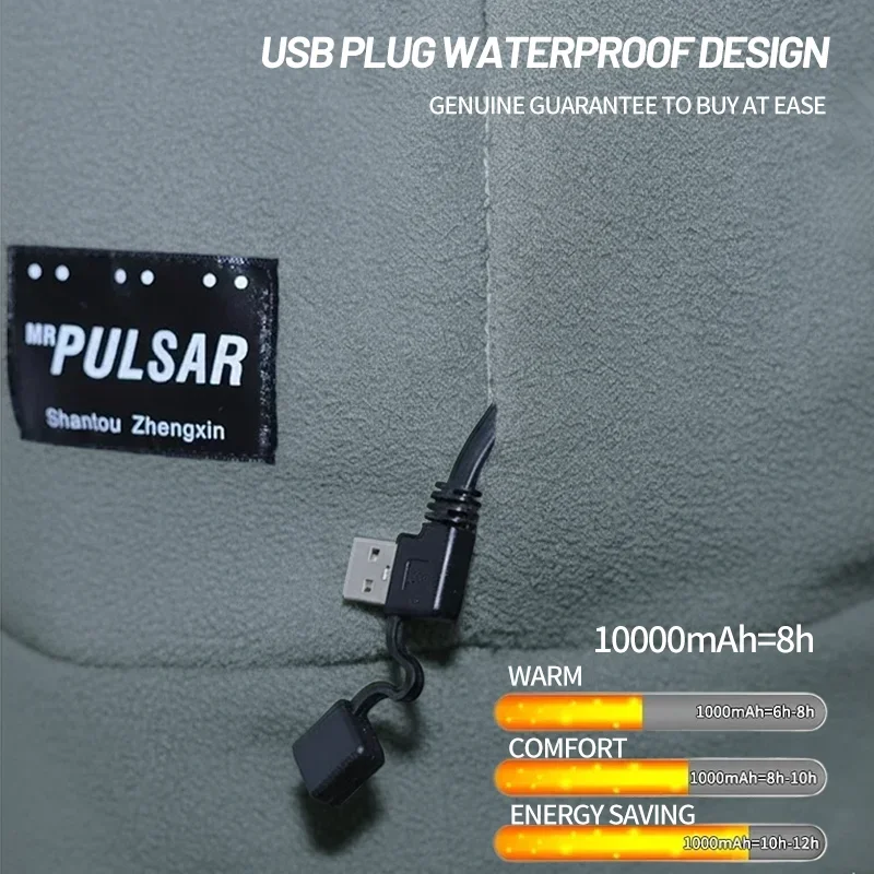 Winter heated clothing with composite heating fibers and intelligent constant-temperature control, suitable for men and women
Winter heated clothing with composite heating fibers and intelligent constant-temperature control, suitable for men and women