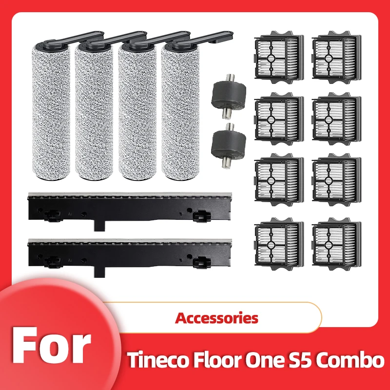 Soft Roller Brush HEPA Filters Kit For TINECO Floor One S5 Combo Cordless Wet Dry Floor Washer Handheld Vacuum Cleaner Part
Soft Roller Brush HEPA Filters Kit For TINECO Floor One S5 Combo Cordless Wet Dry Floor Washer Handheld Vacuum Cleaner Part