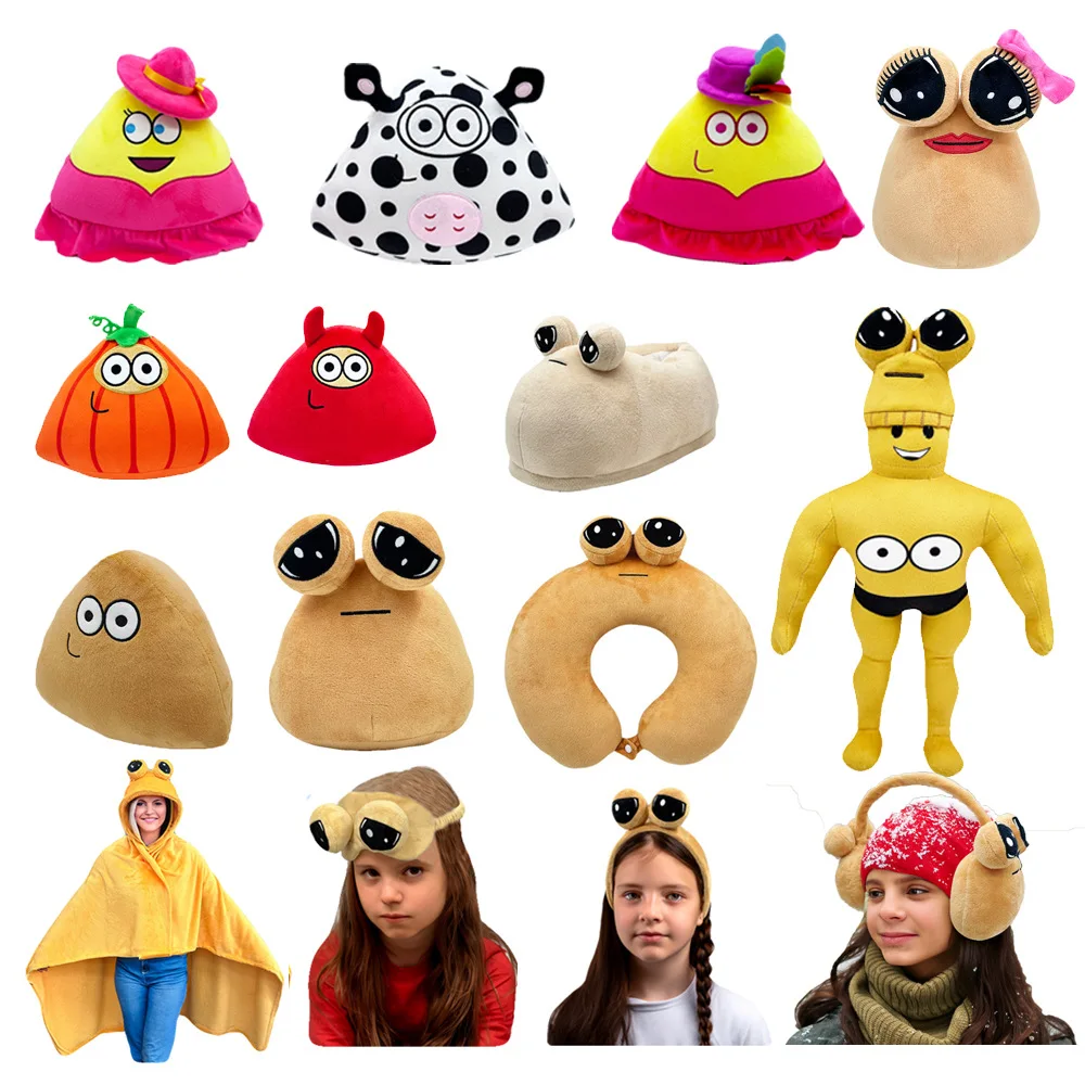 Новые плюшевые игрушки Pou, милые детские тапочки, куклы для детей, подарок на день рождения и Рождество
Новые плюшевые игрушки Pou, милые детские тапочки, куклы для детей, подарок на день рождения и Рождество