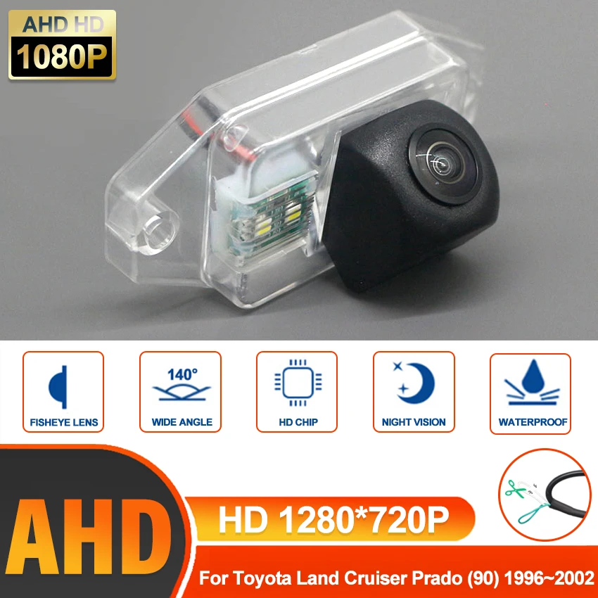 Камера заднего вида HD AHD 720P с углом обзора 140 градусов (объектив «рыбий глаз») для Toyota Land Cruiser Prado (90) 1996~2000, 2001, 2002
Камера заднего вида HD AHD 720P с углом обзора 140 градусов (объектив «рыбий глаз») для Toyota Land Cruiser Prado (90) 1996~2000, 2001, 2002