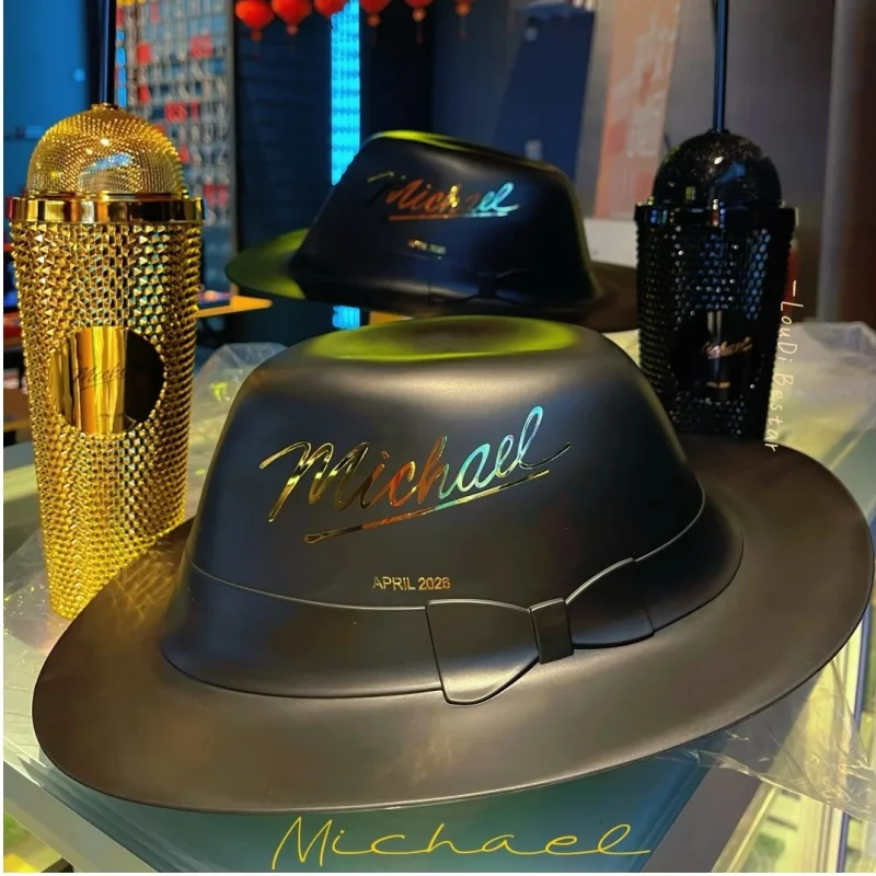 In Stock Official Mj Road To A Legend Merchandise Microphone Shaped Cup Fedora Hat Popcorn Bucket Container Collection Model
In Stock Official Mj Road To A Legend Merchandise Microphone Shaped Cup Fedora Hat Popcorn Bucket Container Collection Model