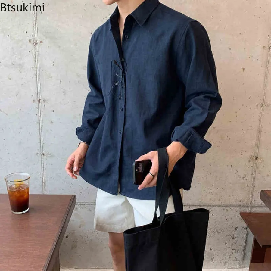 2026 New Men's Loose Fit Long Sleeve Pure Color Shirt Casual Collar Thin Outerwear Trendy Spring Fashion Lightweight Polyester
2026 New Men's Loose Fit Long Sleeve Pure Color Shirt Casual Collar Thin Outerwear Trendy Spring Fashion Lightweight Polyester