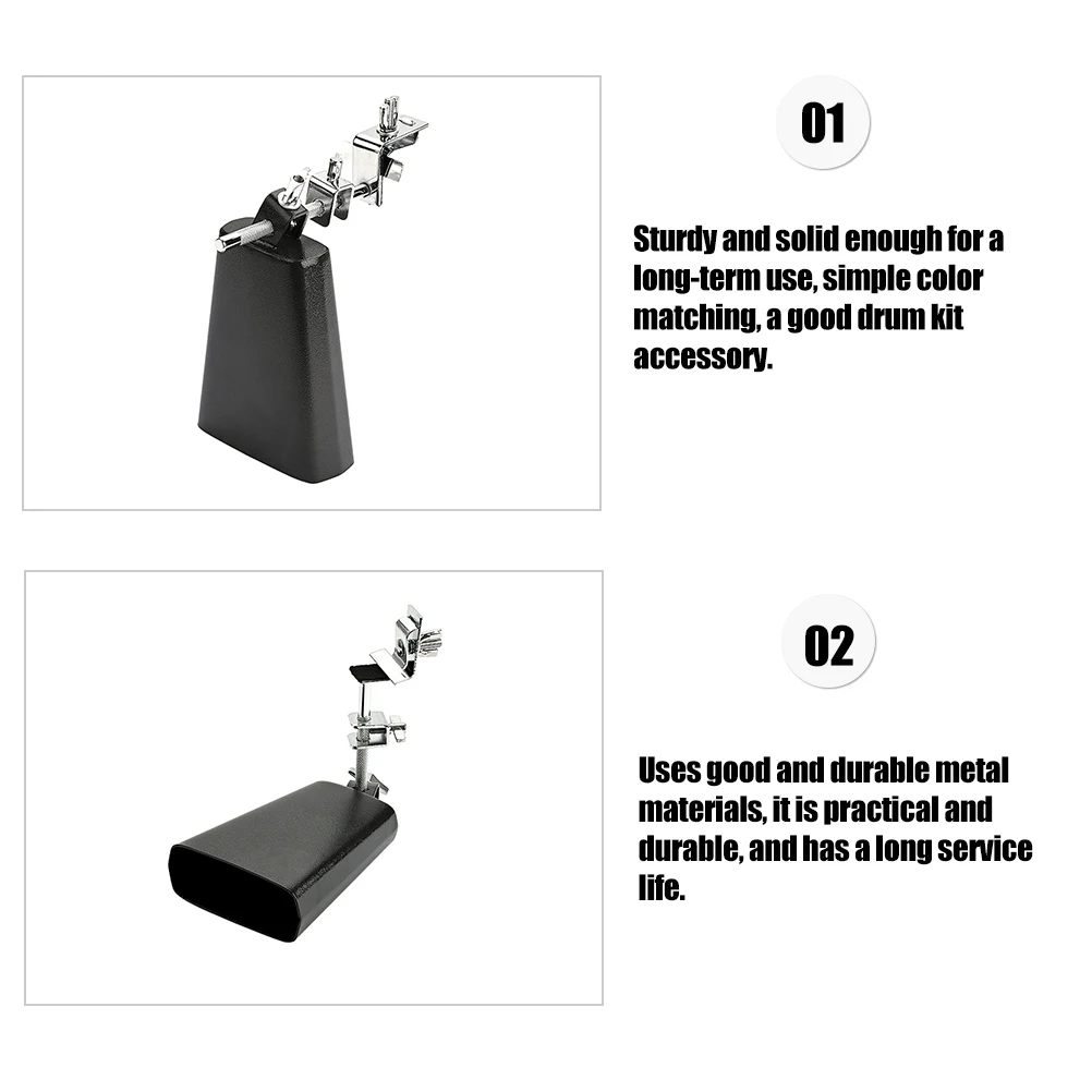 s Metal Cow Bell Drum Kit Accessory Durable High End Loud Rich Sound Professional Beginner Simple Color Safe Replacement Part
s Metal Cow Bell Drum Kit Accessory Durable High End Loud Rich Sound Professional Beginner Simple Color Safe Replacement Part