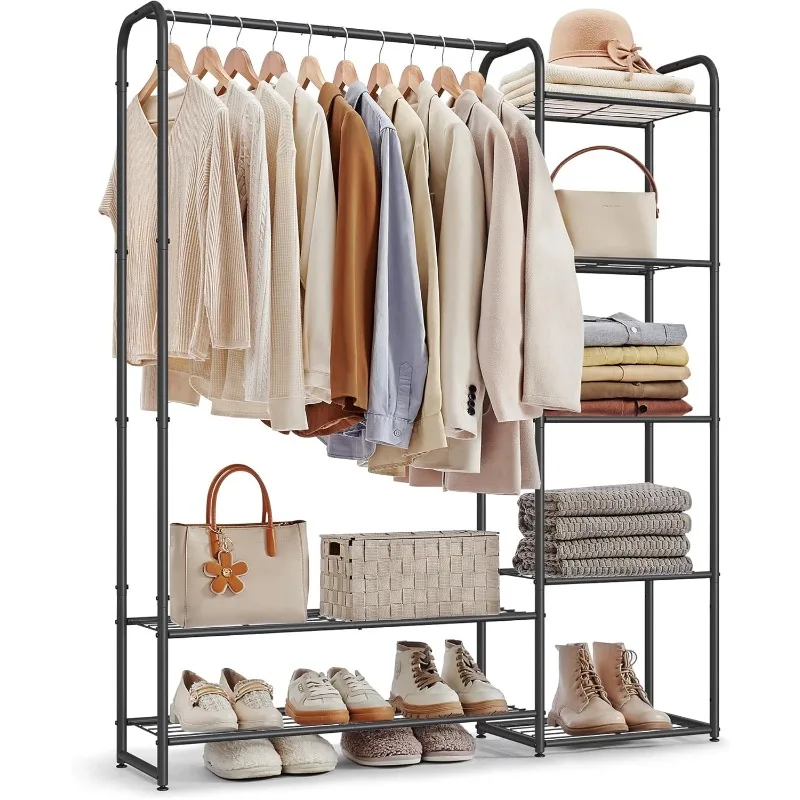 Wardrobe Closet, 44.1 Inch Large Portable Closet, Clothes Rack for Hanging Clothes,Heavy Duty Garment Rack
Wardrobe Closet, 44.1 Inch Large Portable Closet, Clothes Rack for Hanging Clothes,Heavy Duty Garment Rack