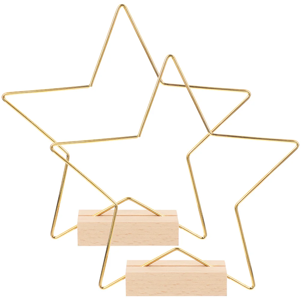 2 set Star Shape Metal Diy Hoop For Wedding Table Decor Craft Floral Wreath With Wooden Base Five Pointed Star Ornament Ring
2 set Star Shape Metal Diy Hoop For Wedding Table Decor Craft Floral Wreath With Wooden Base Five Pointed Star Ornament Ring