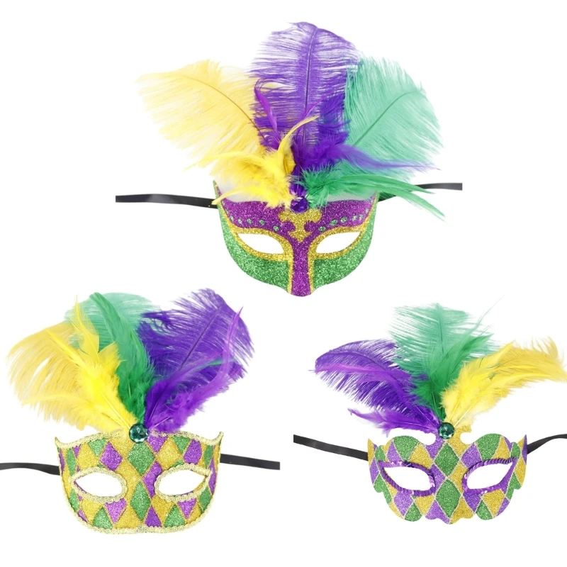 Feathered Masquerade Mask Halloween Party Mask Sequins Decoration Masquerade Mask Half Face Mask for Women Men Cosplay
Feathered Masquerade Mask Halloween Party Mask Sequins Decoration Masquerade Mask Half Face Mask for Women Men Cosplay