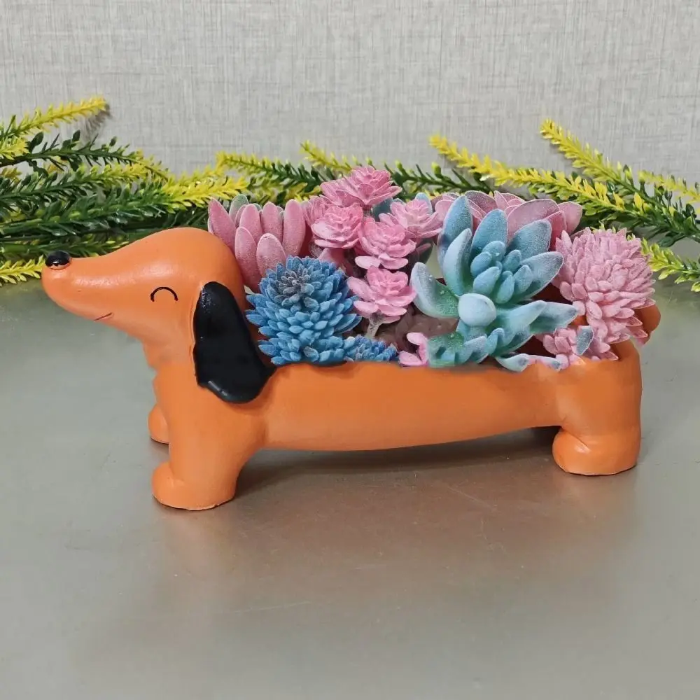 Creative Resin Dog Plant Pot Cute Simulated Succulent Flower Planter Cartoon Hydroponic Flower Holder Green Plants Potted
Creative Resin Dog Plant Pot Cute Simulated Succulent Flower Planter Cartoon Hydroponic Flower Holder Green Plants Potted