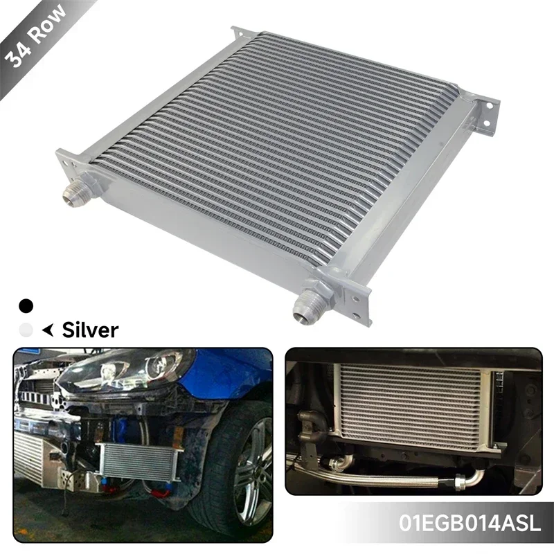 AN10 34/40 Row Aluminum Engine Oil Cooler Radiator Transmission MOCAL Style Silver/Black
AN10 34/40 Row Aluminum Engine Oil Cooler Radiator Transmission MOCAL Style Silver/Black