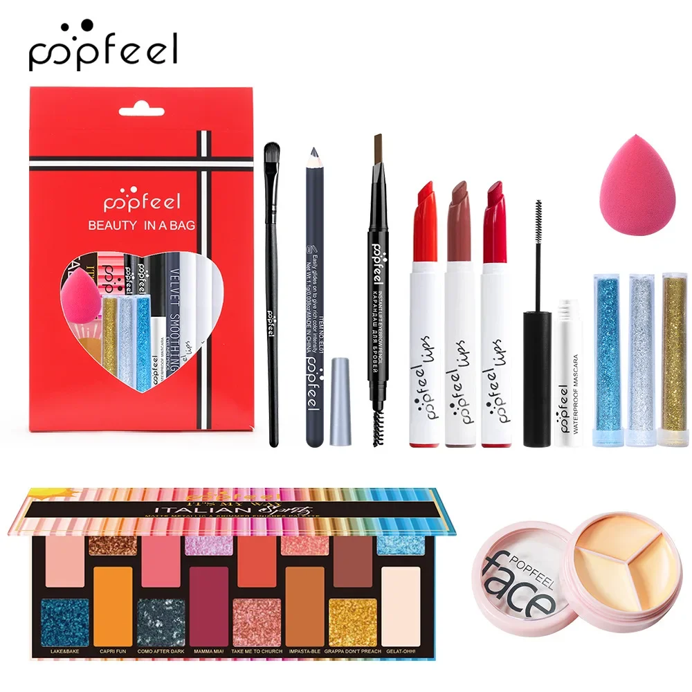 Best-Selling Popfeel Makeup Kit Full Set All in One Eye Shadow Eyebrow Eyeliner Lipstick Contour Powder Luxe Sets Gift Cosmetics
Best-Selling Popfeel Makeup Kit Full Set All in One Eye Shadow Eyebrow Eyeliner Lipstick Contour Powder Luxe Sets Gift Cosmetics