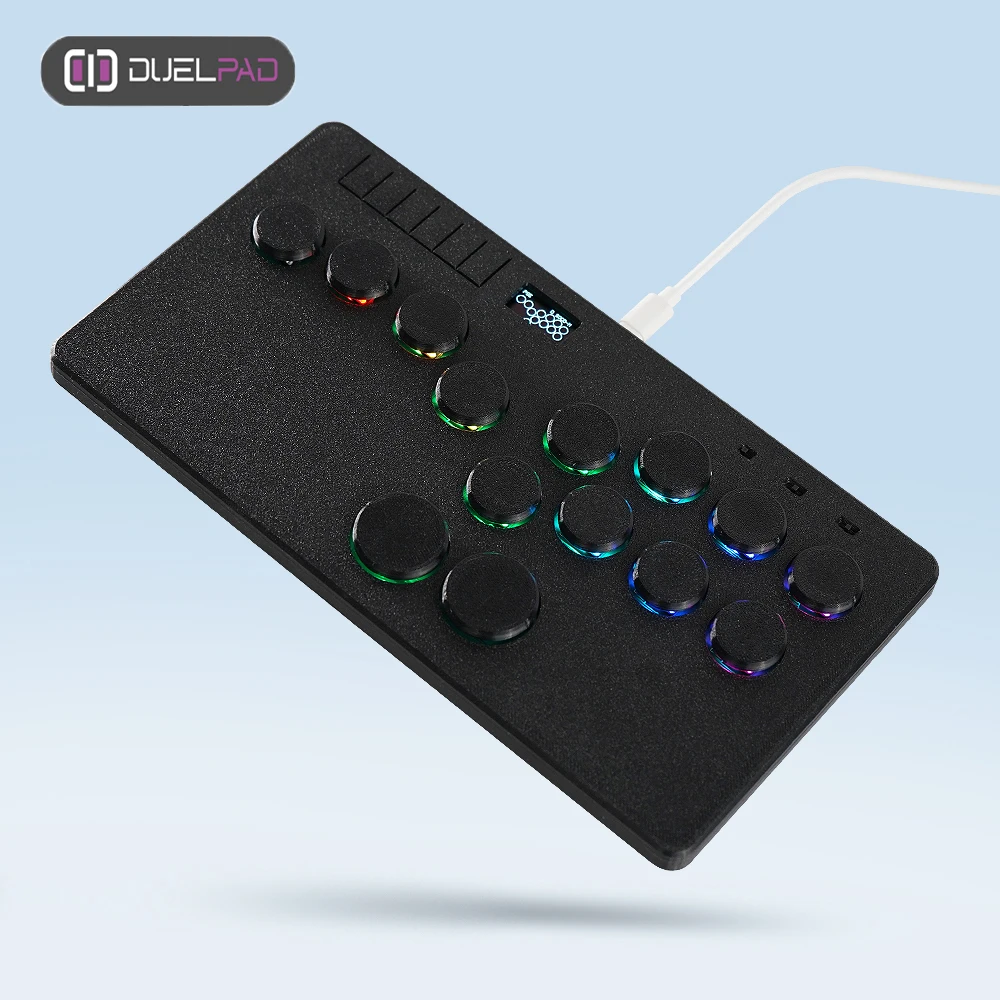 Duelpad Black Flatbox Ultra S Arcade Keyboard 3D Printing Mini Hitbox Pico GP2040-CE For PC PS4 NS PS5 Steam
Duelpad Black Flatbox Ultra S Arcade Keyboard 3D Printing Mini Hitbox Pico GP2040-CE For PC PS4 NS PS5 Steam