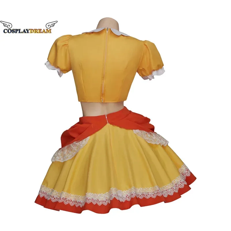 Платье принцессы Дейзи персикового цвета для сестры, карнавальный костюм для взрослых женщин, костюм на Хэллоуин, платье, желтые топы с изображением Дейзи, юбки, комплект CX456GF66
Платье принцессы Дейзи персикового цвета для сестры, карнавальный костюм для взрослых женщин, костюм на Хэллоуин, платье, желтые топы с изображением Дейзи, юбки, комплект CX456GF66