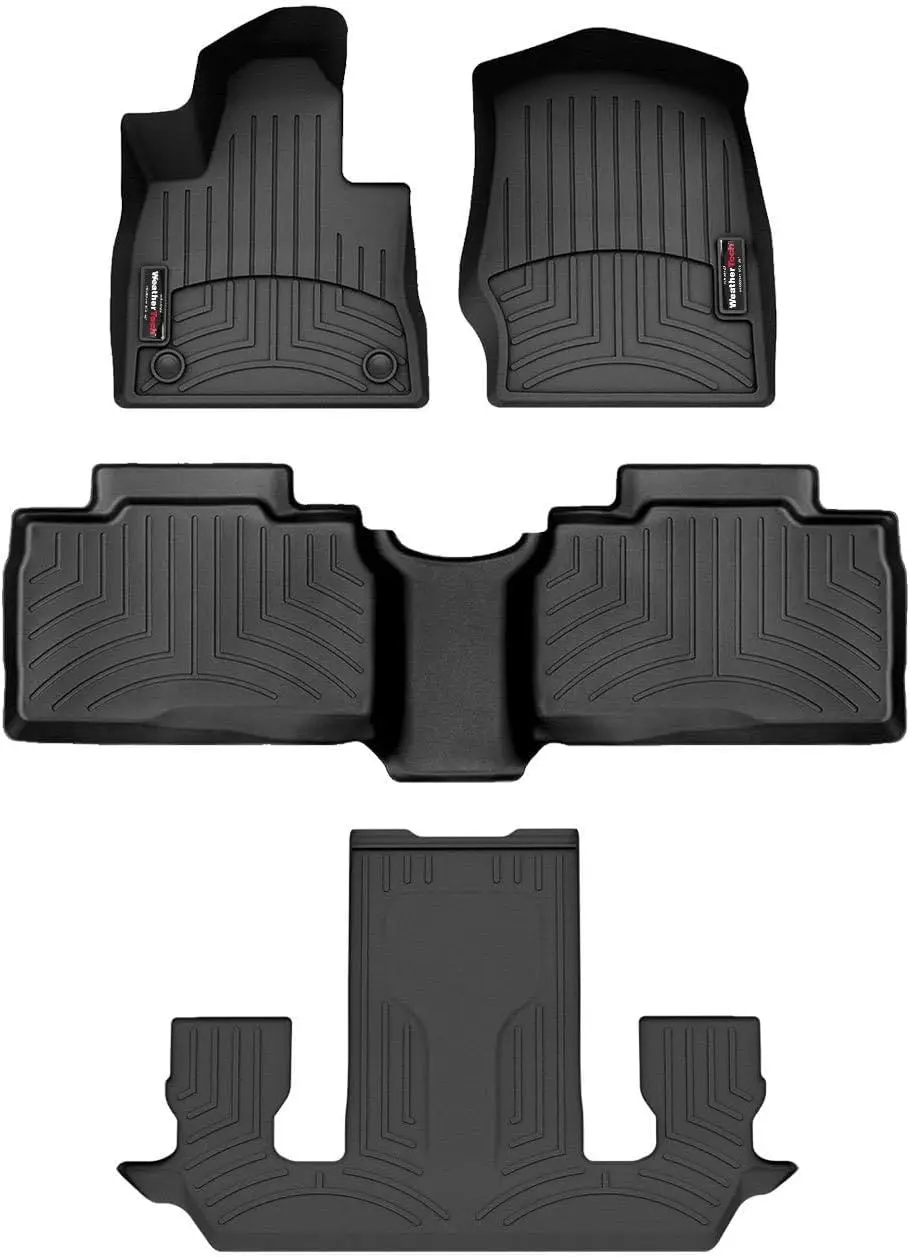 Custom Fit Floor Liners for Explorer Models, TPE Rubber, Black, Full Set Protection
Custom Fit Floor Liners for Explorer Models, TPE Rubber, Black, Full Set Protection