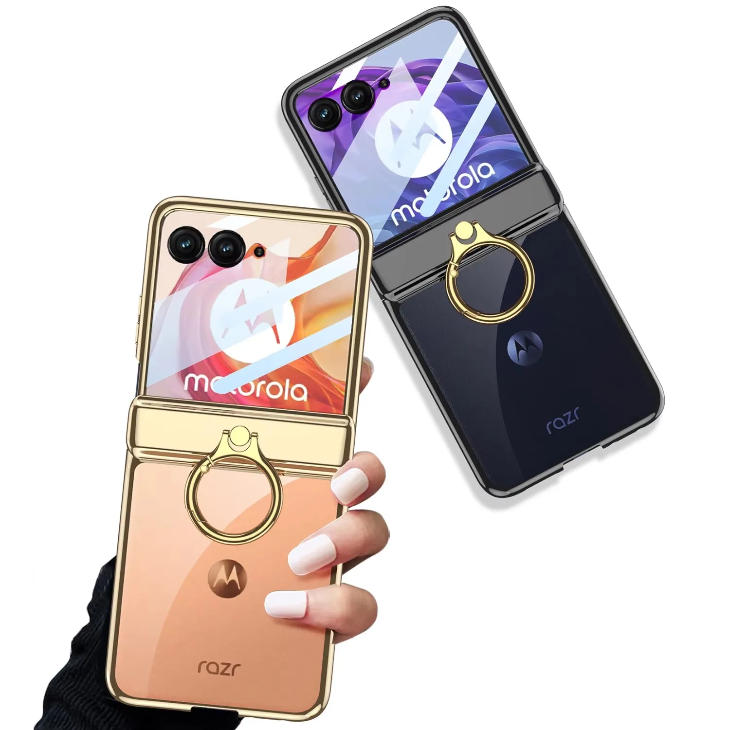 Phone case Magnetic Hinge Ring Holder For Moto Razr 50 Ultra Luxury Plating Screen Glass Plastic Hard For Motorola Razr 50 Case
Phone case Magnetic Hinge Ring Holder For Moto Razr 50 Ultra Luxury Plating Screen Glass Plastic Hard For Motorola Razr 50 Case