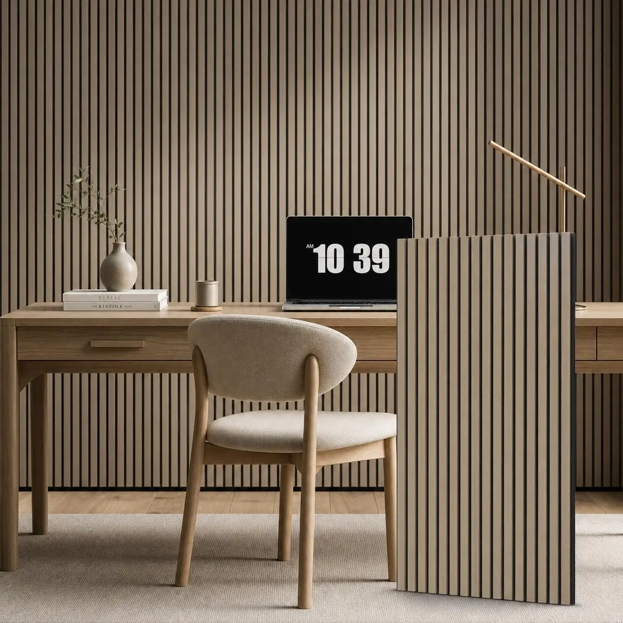 2/4 Pcs Acoustic Wall Panel, Acoustic Wood Slat Wall Panel with Sound Absorption & Noise Reduction, 3D Fluted
2/4 Pcs Acoustic Wall Panel, Acoustic Wood Slat Wall Panel with Sound Absorption & Noise Reduction, 3D Fluted