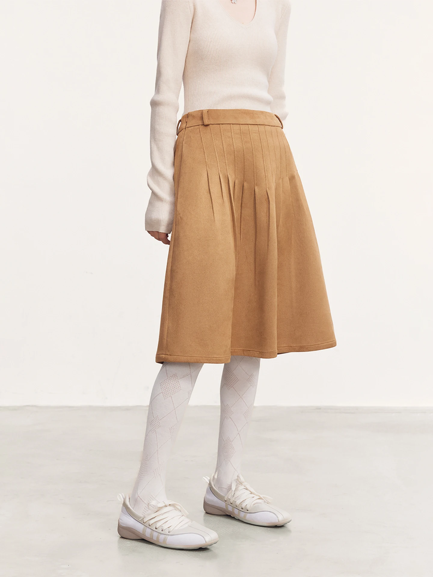 Katie Color Suede Skirt Women's A-Line Spring Autumn High Waist Casual Pure Color Cr Kitten Brand f-length Skirts
Katie Color Suede Skirt Women's A-Line Spring Autumn High Waist Casual Pure Color Cr Kitten Brand f-length Skirts