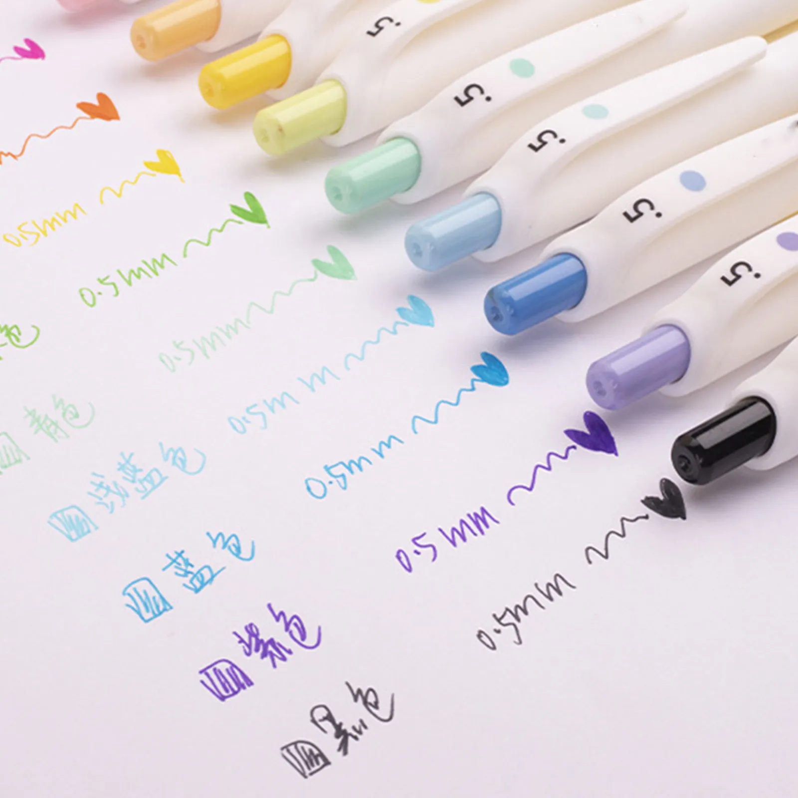 10Pcs Gel Pen Set Multi-Function Neutral Pens Delicate Drawing Marking Compact Portable Students Drawing Accessories
10Pcs Gel Pen Set Multi-Function Neutral Pens Delicate Drawing Marking Compact Portable Students Drawing Accessories