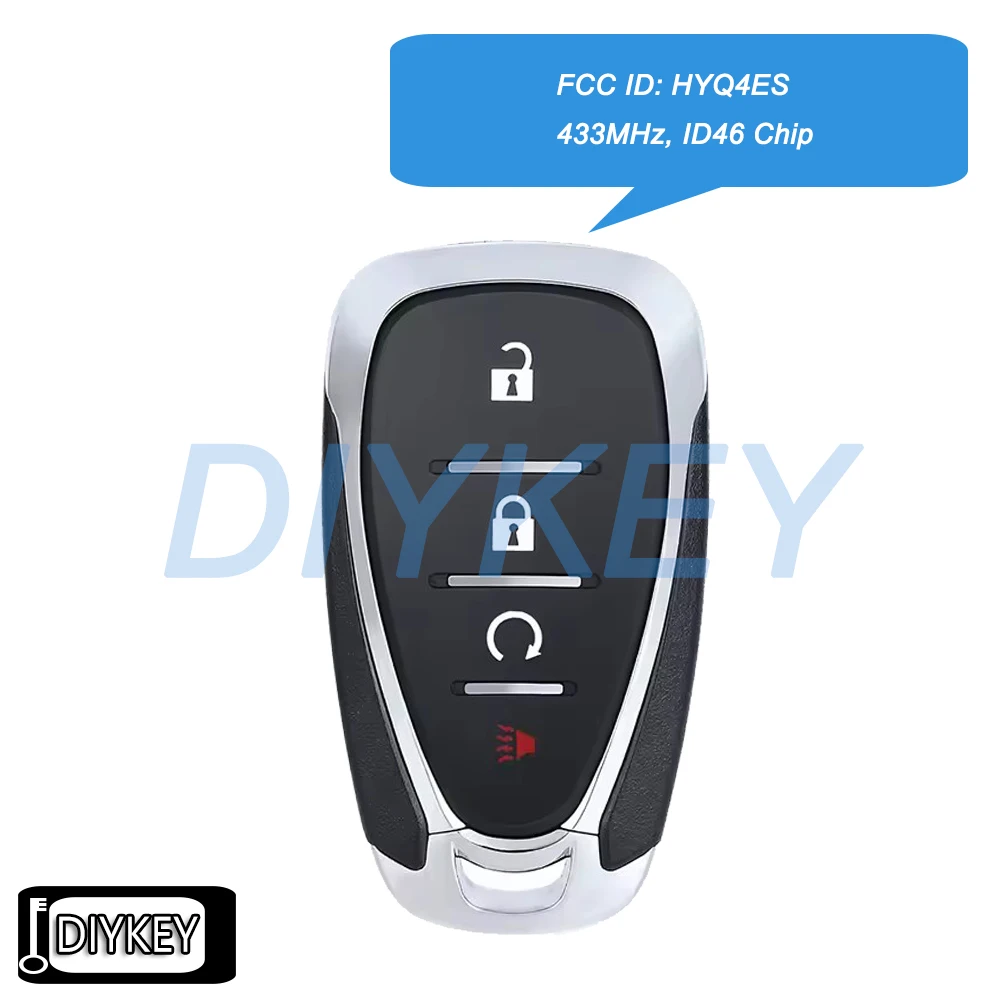 4 кнопки, умный дистанционный автомобильный брелок, чип ID46 433 МГц для Chevrolet Bolt EV EUV 2022 2023 13535665 FCC ID: HYQ4ES IC: 1551A-4ES
4 кнопки, умный дистанционный автомобильный брелок, чип ID46 433 МГц для Chevrolet Bolt EV EUV 2022 2023 13535665 FCC ID: HYQ4ES IC: 1551A-4ES