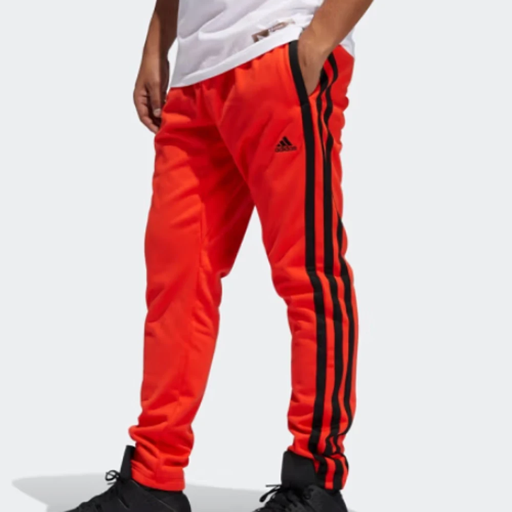 Adidas Men's Red Track Pants, Elastic Waist, Cuffed Ankles, 3 - Black - Stripes Design, for Sports & Casual
Adidas Men's Red Track Pants, Elastic Waist, Cuffed Ankles, 3 - Black - Stripes Design, for Sports & Casual