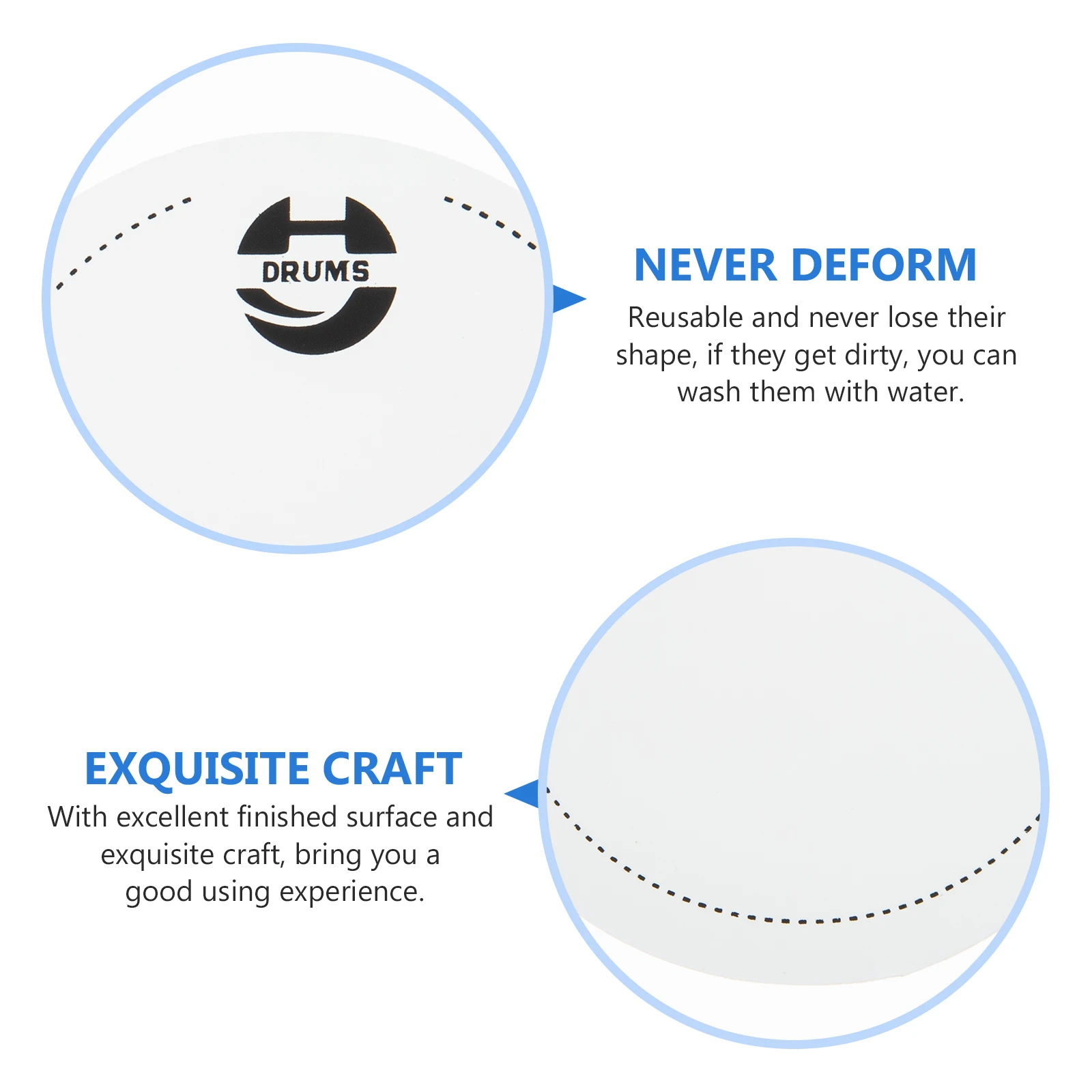 2 Pcs Anti-collision Reinforcement Patch Sound Deadening Stickers Drums Percussion Protection 
2 Pcs Anti-collision Reinforcement Patch Sound Deadening Stickers Drums Percussion Protection