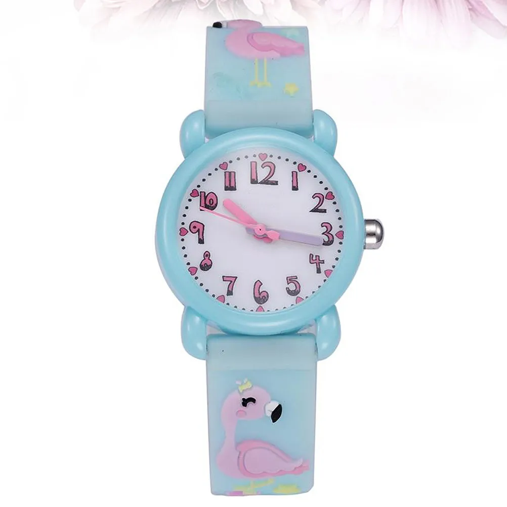 1 шт. наручные часы небесно-голубого цвета с 3D-рисунком милого фламинго, водонепроницаемые, долговечные, с удобным ремешком, модные, легкие
1 шт. наручные часы небесно-голубого цвета с 3D-рисунком милого фламинго, водонепроницаемые, долговечные, с удобным ремешком, модные, легкие